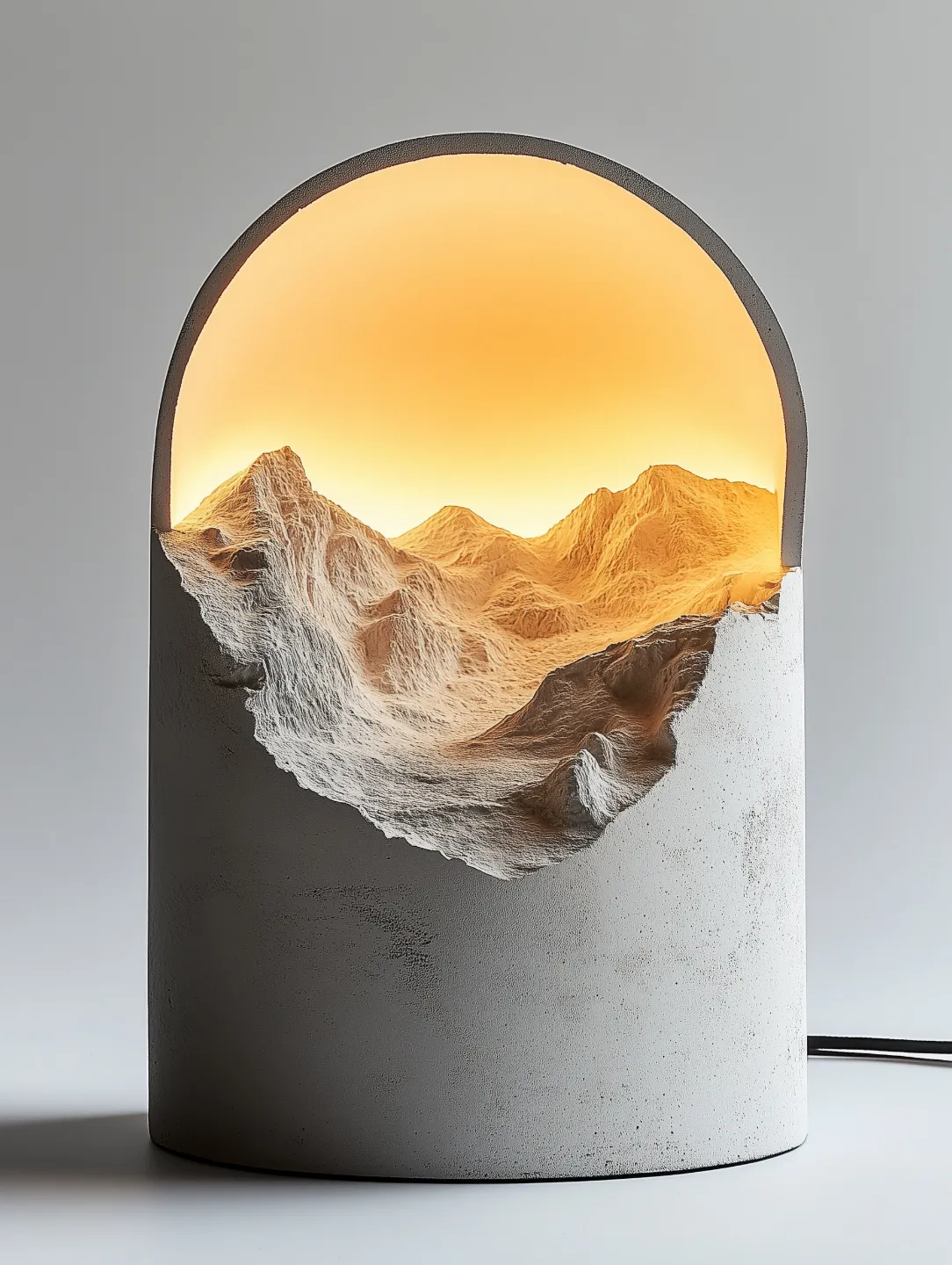stone lamp